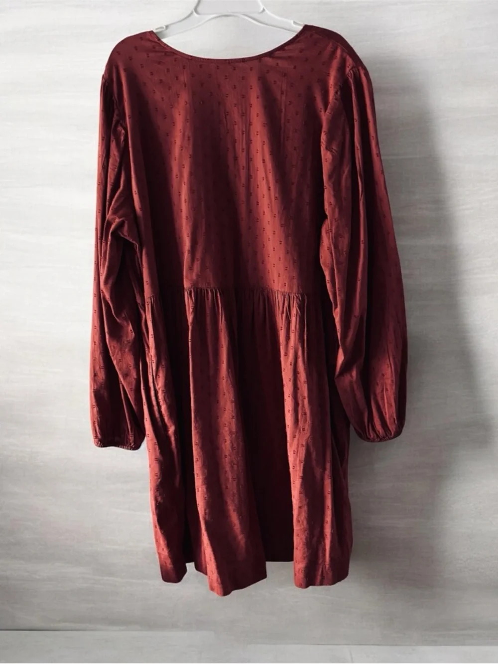 Old Navy Rust Red Midi Dress - Picture 2 of 6